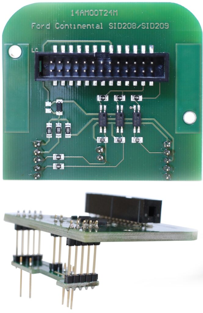 Adaptador para Continental SID208-SID209 ECU (Infineon Tricore)