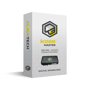 Protocolos activos KESS3 Master para conexión OBD en motos, ATV y UTV.